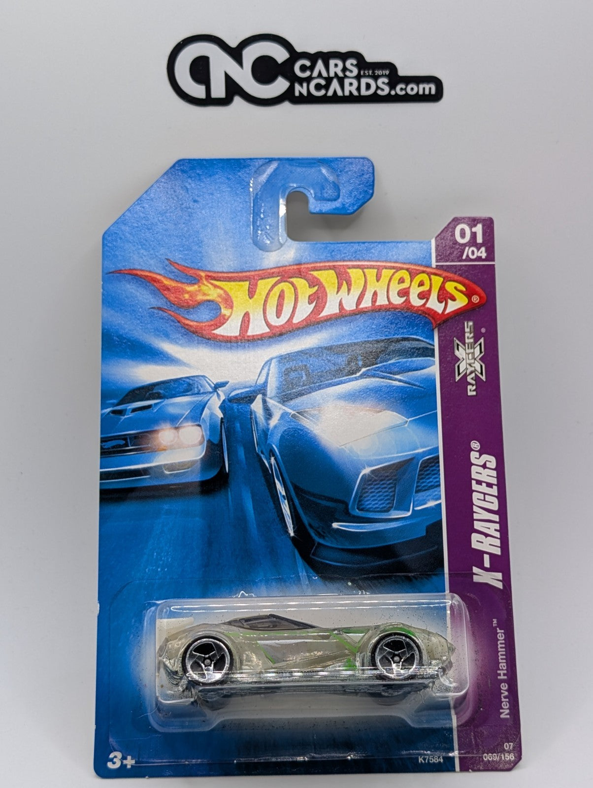2007 Hot Wheels X-Raycers 1/4 Nerve Hammer 69/156 (Soft Corners)