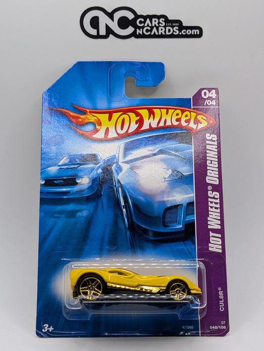 2007 Hot Wheels HW Originals 4/4 CUL8R Yellow 48/156 (Soft Corners)