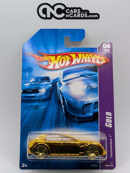 2007 Hot Wheels Gold Rides 4/4 Unobtainium 1 (Soft Corners)
