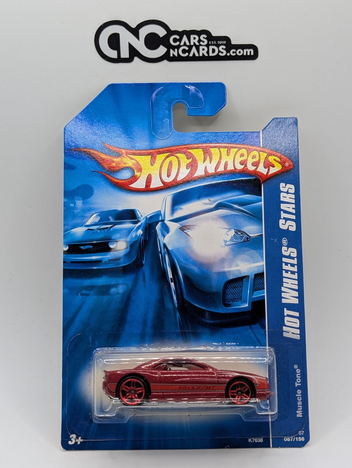 2007 Hot Wheels All Stars Muscle Tone Red 87/156 (Soft Corners)