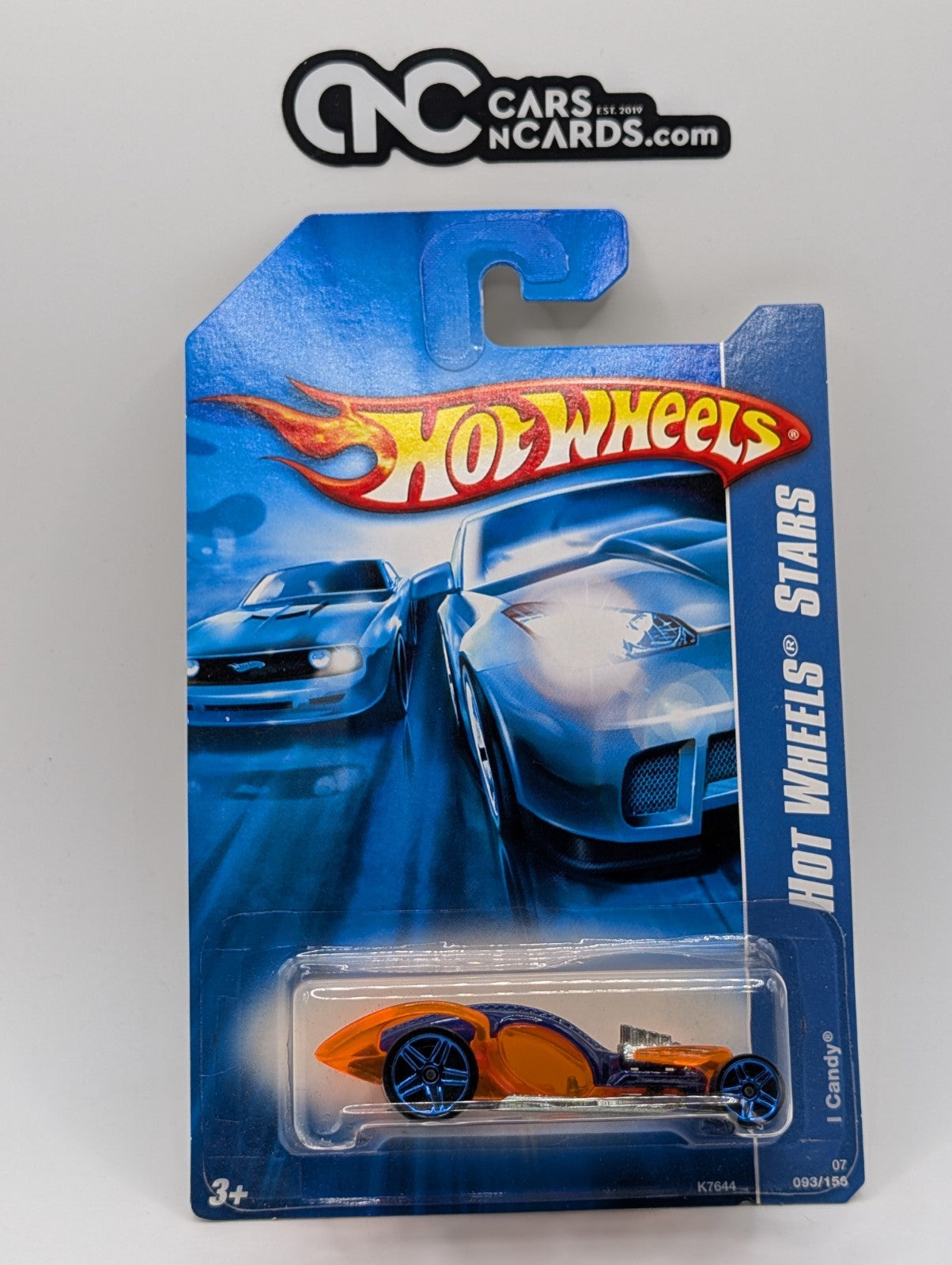 2007 Hot Wheels All Stars I Candy Orange 93/156 (Soft Corners)