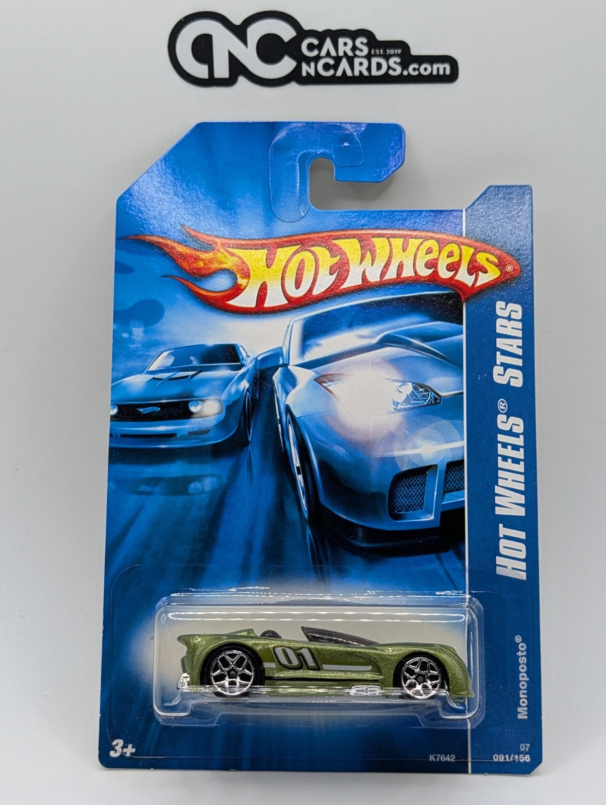 2007 Hot Wheels All Stars Monoposto Green 91/156
