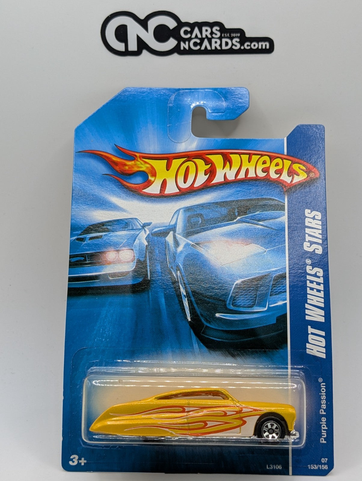 2007 Hot Wheels All Stars Purple Passion Yellow 153/156