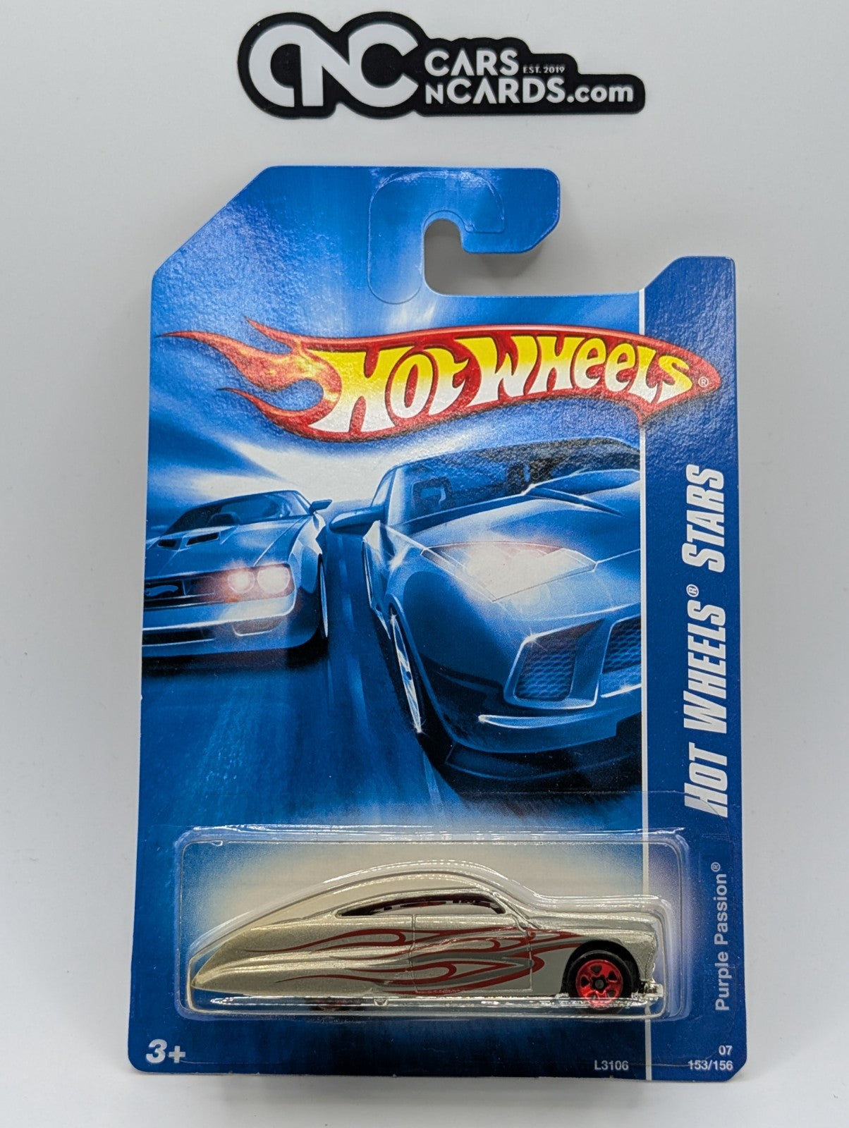 2007 Hot Wheels All Stars Purple Passion Silver 153/156