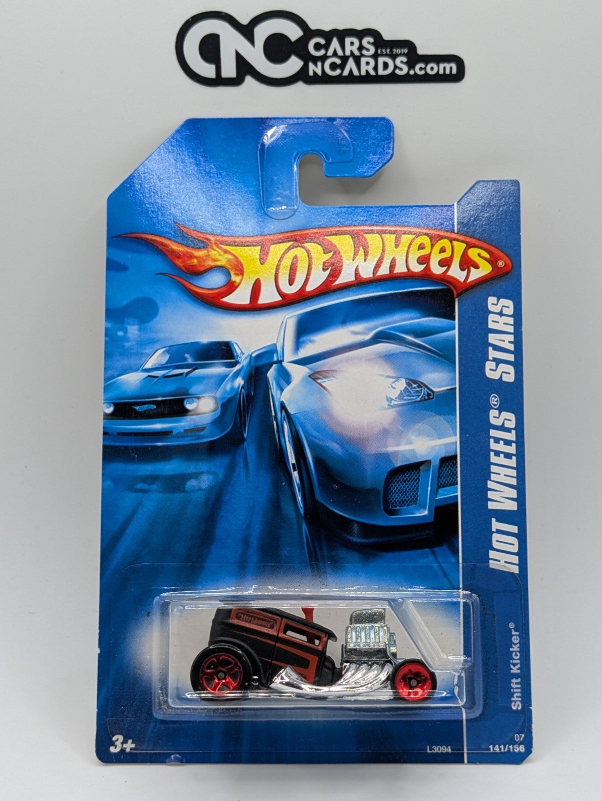 2007 Hot Wheels All Stars Shift Kicker Black 141/156 (Soft Corners)