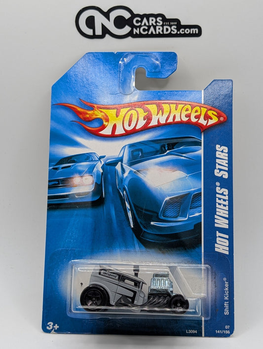 2007 Hot Wheels All Stars Shift Kicker Gray 141/156 (Card Damage)