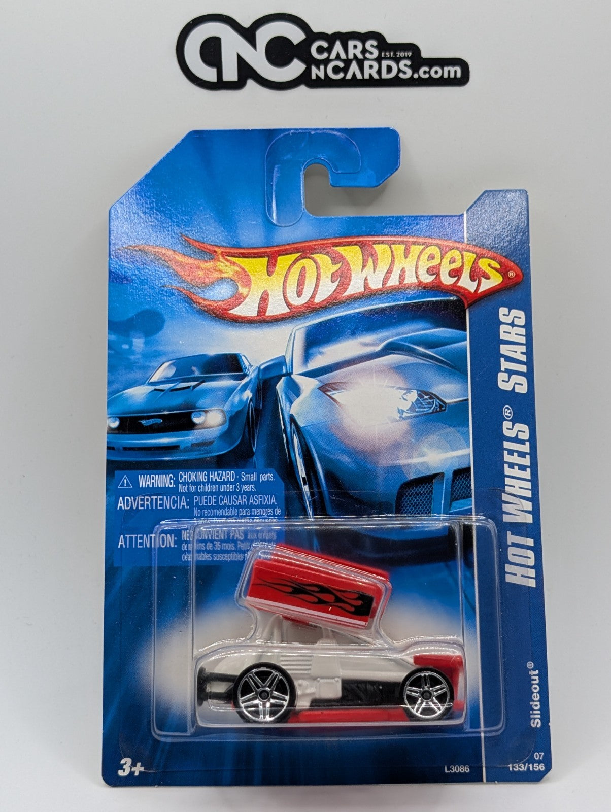 2007 Hot Wheels All Stars Slideout White 133/156