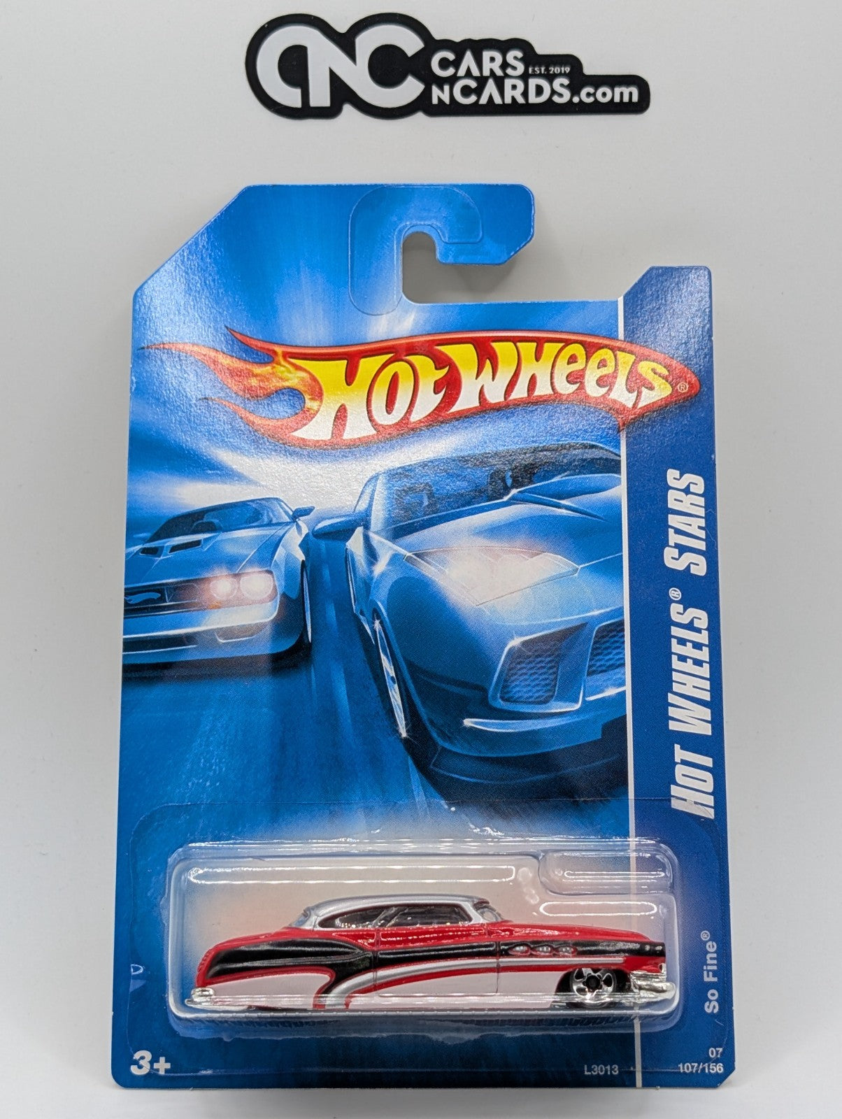 2007 Hot Wheels All Stars So Fine Red 107/156