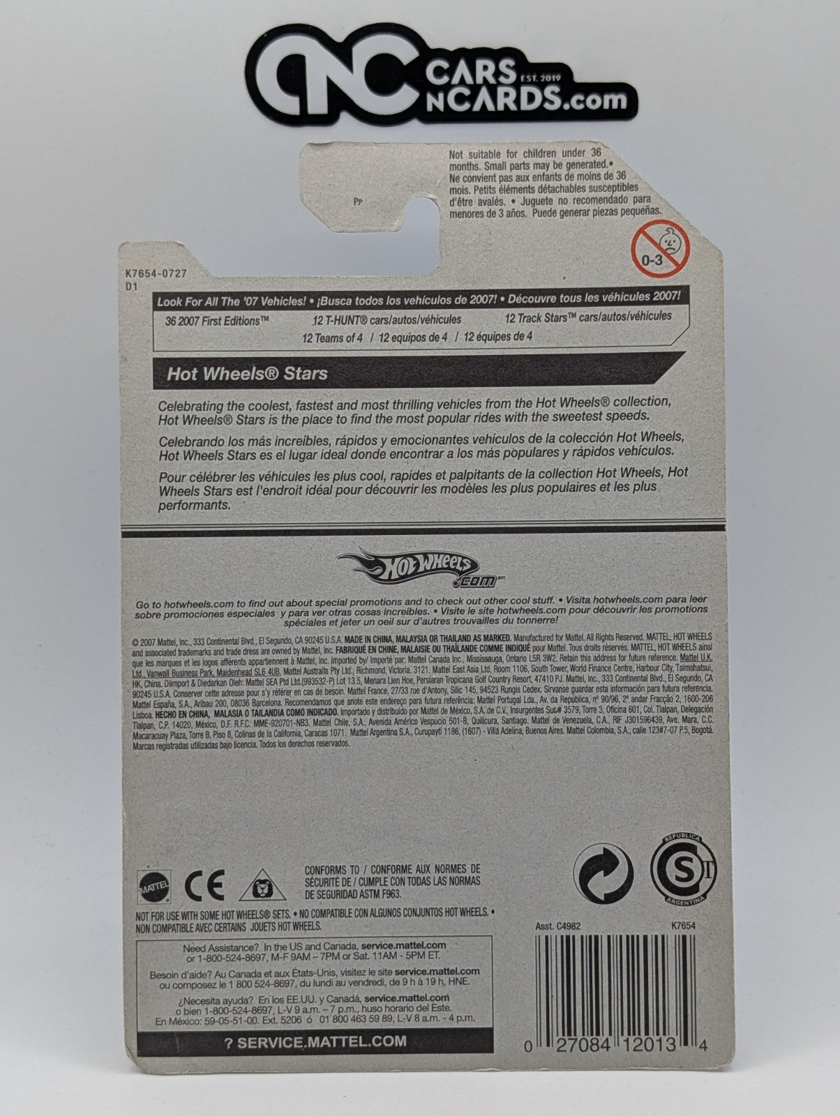 2007 Hot Wheels All Stars Dieselboy Blue 103/156 (Card Damage)