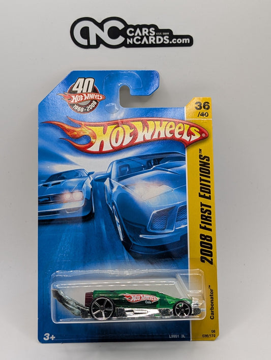 2008 Hot Wheels First Editions 36/40 Carbonator Green 36/172