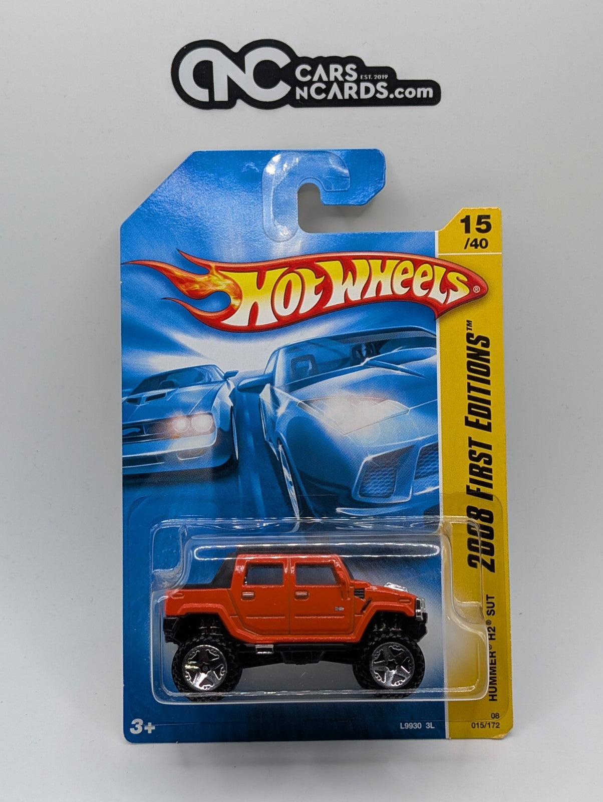 2008 Hot Wheels First Editions 15/40 Hummer H2 SUT Orange 15/172 (Soft Corners)