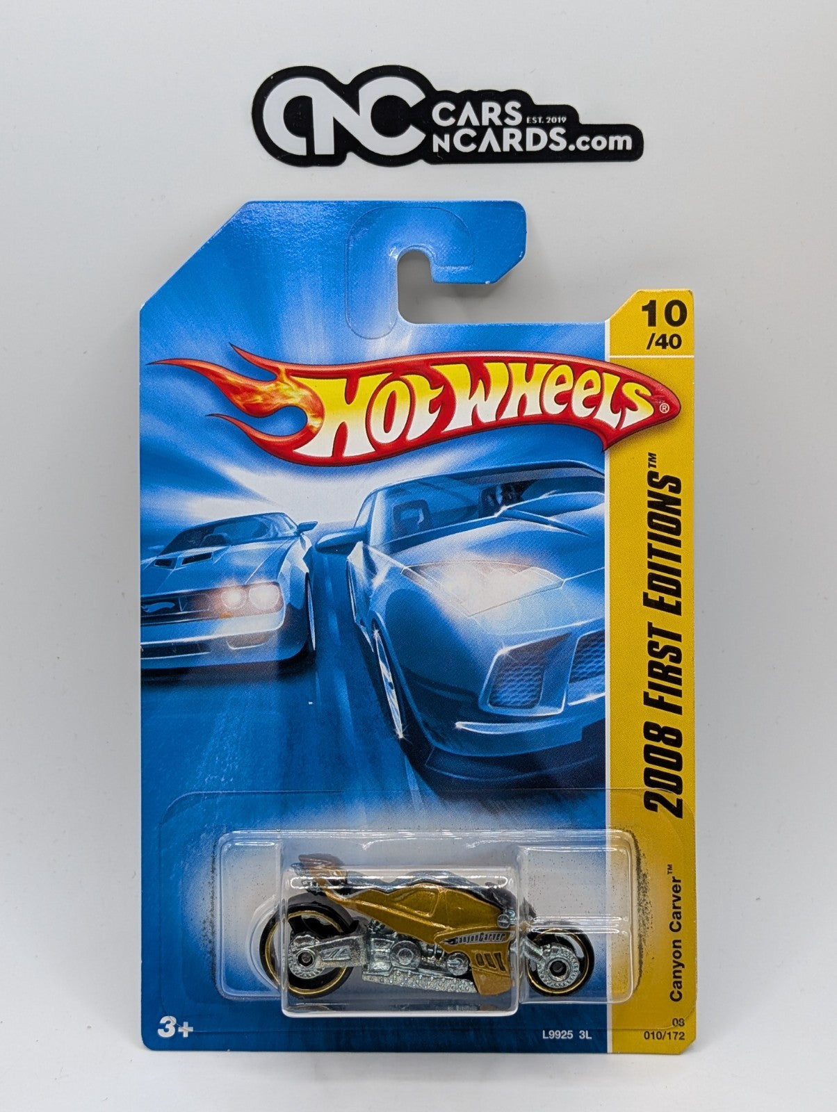 2008 Hot Wheels First Editions 10/40 Canyon Carver Gold 10/172 (Soft Corners)