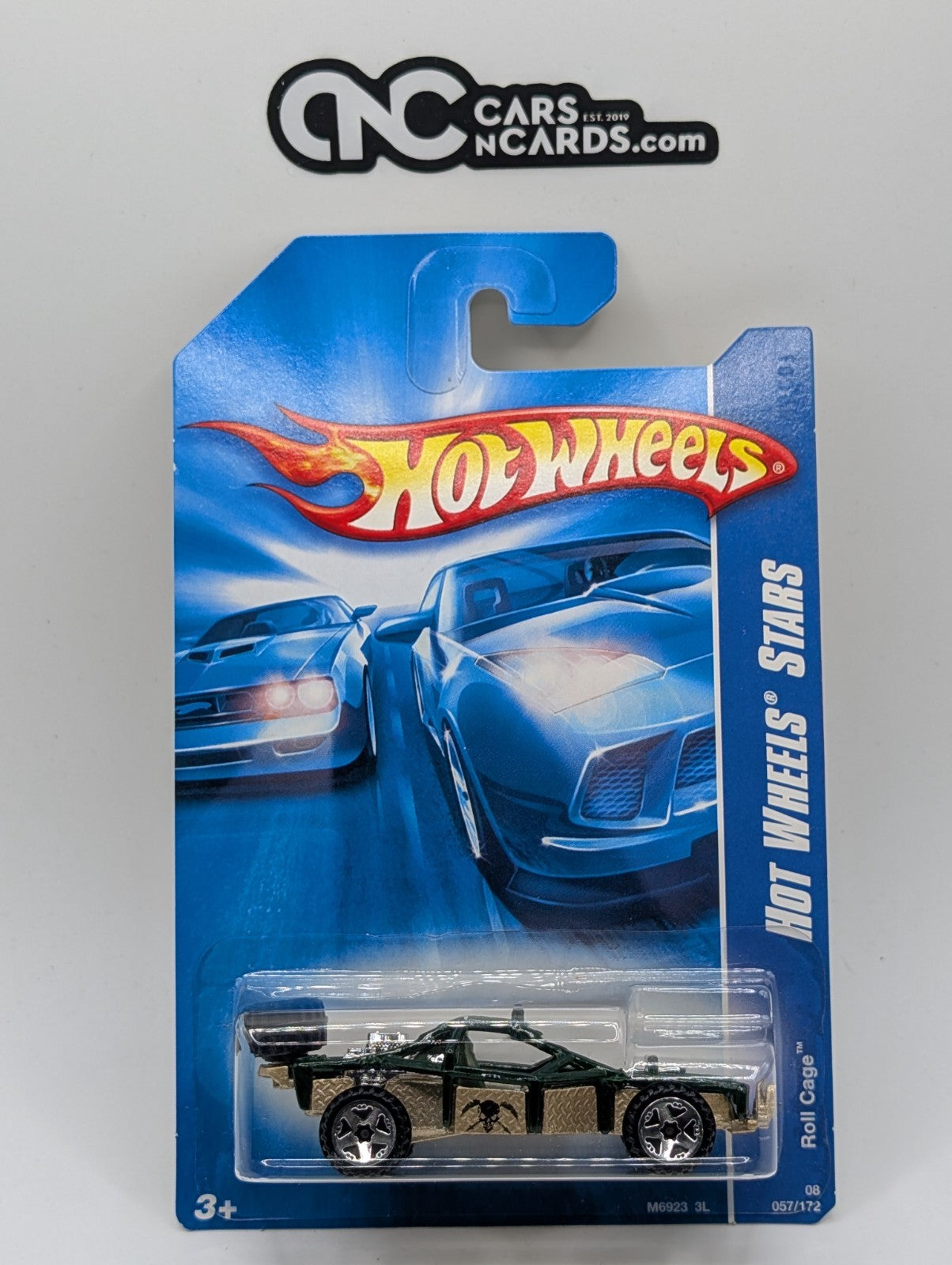 2008 Hot Wheels All Stars 17/36 Roll Cage Green 57/172 (Soft Corners)