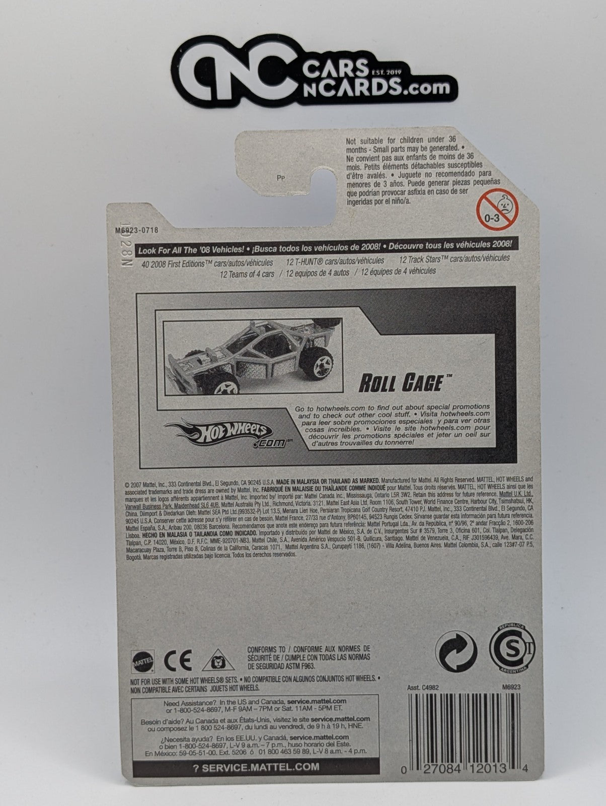 2008 Hot Wheels All Stars 17/36 Roll Cage Green 57/172 (Soft Corners)