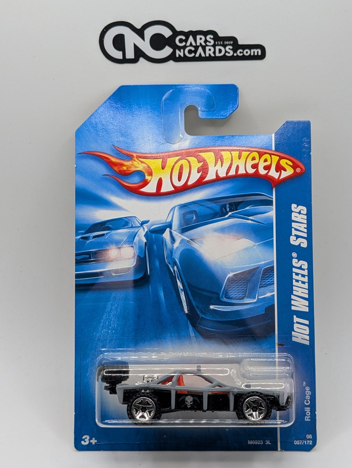 2008 Hot Wheels All Stars 17/36 Roll Cage Gray 57/172 (Hook Crease)