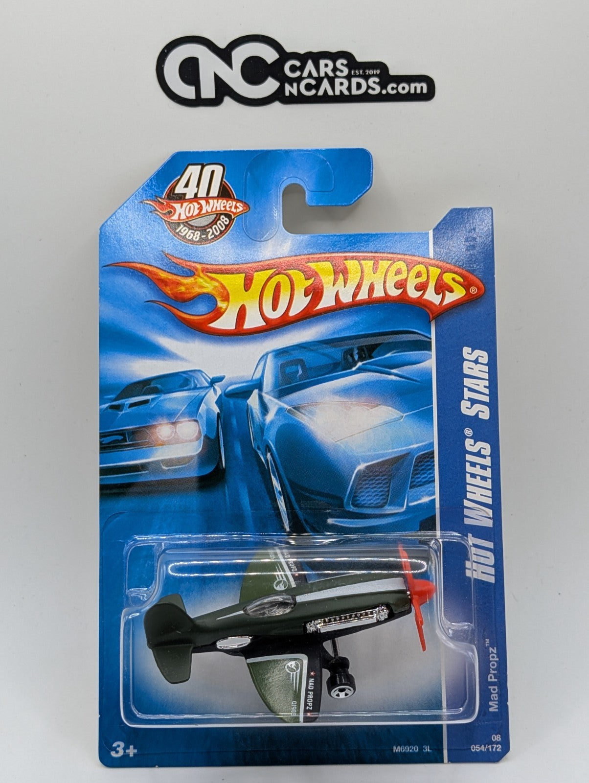 2008 Hot Wheels All Stars 14/36 Mad Propz Green 54/172 (Soft Corners)
