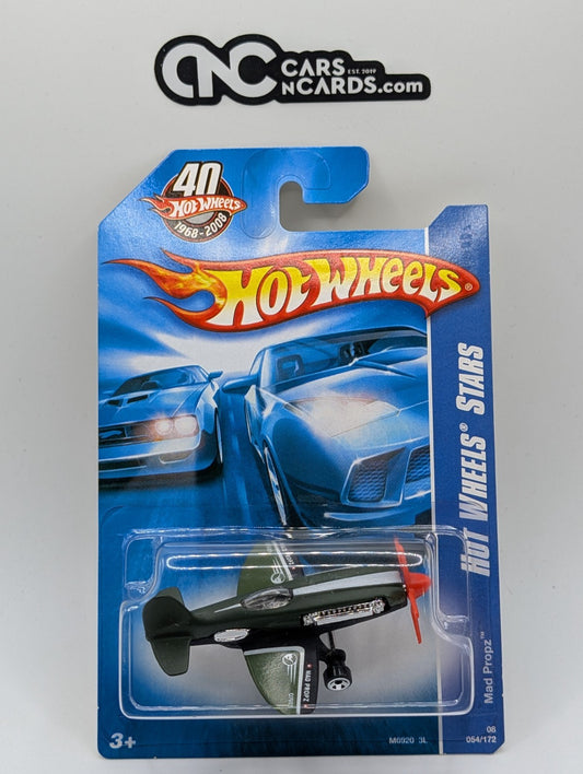 2008 Hot Wheels All Stars 14/36 Mad Propz Green 54/172 (Soft Corners)