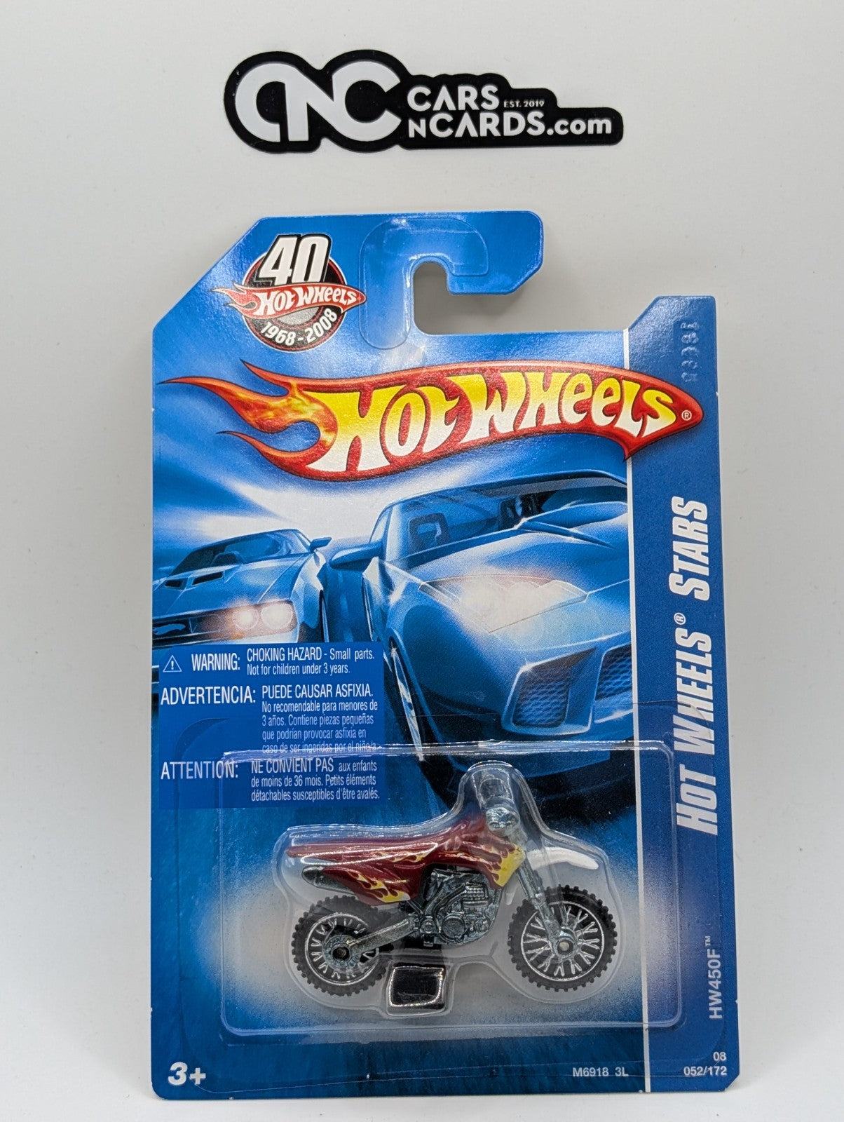 2008 Hot Wheels All Stars 12/36 HW450F Red 52/172 (Soft Corners)