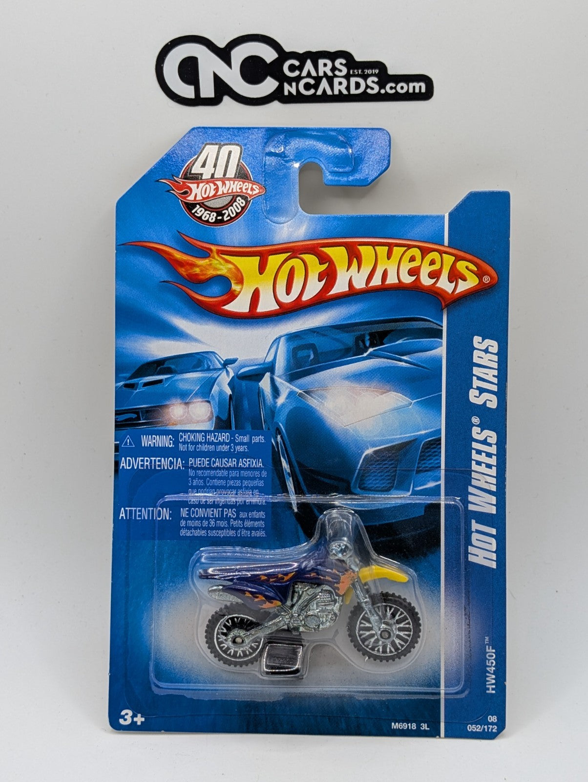 2008 Hot Wheels All Stars 12/36 HW450F Blue 52/172 (Soft Corners)
