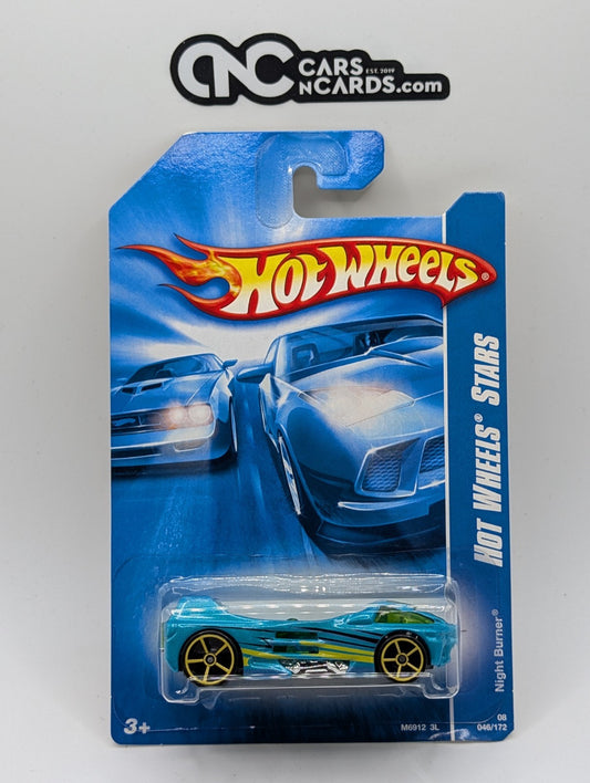 2008 Hot Wheels All Stars 6/36 Night Burner Blue OH5 46/172