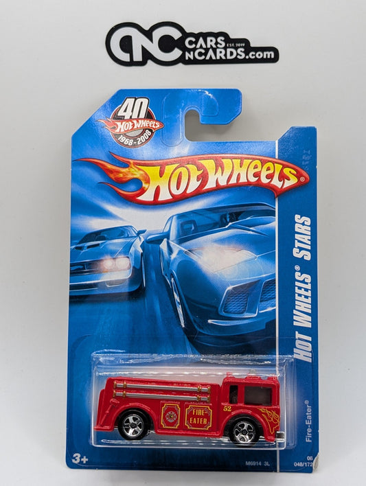 2008 Hot Wheels All Stars 8/36 Fire-Eater Fire Truck 48/172 (Soft Corners)