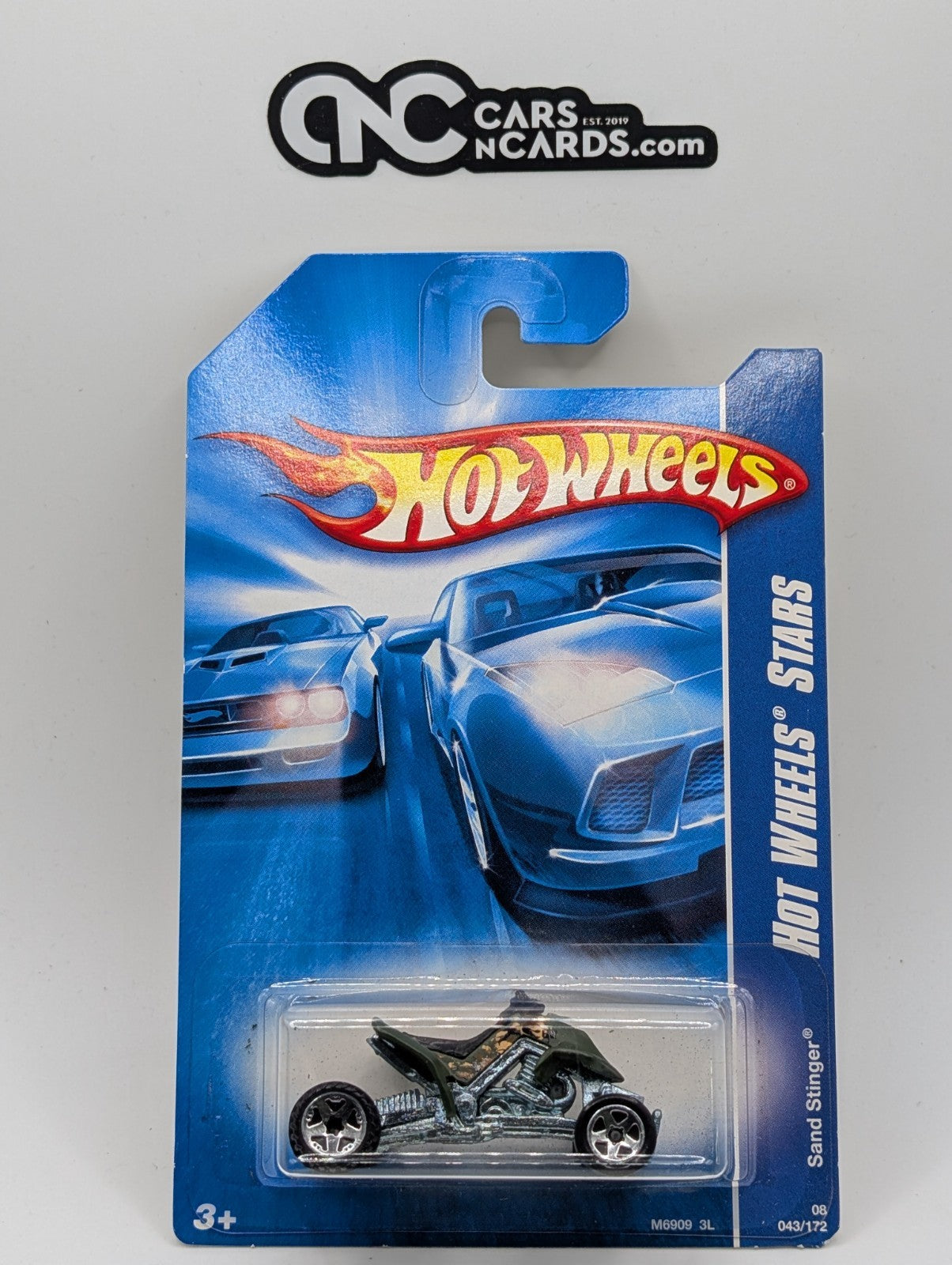 2008 Hot Wheels All Stars 3/36 Sand Stinger Green 43/172 (Soft Corners)