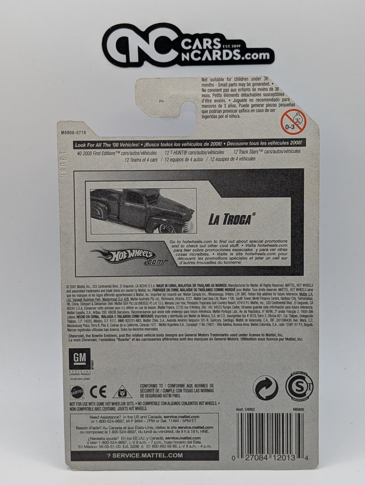 2008 Hot Wheels All Stars 2/36 La Troca Purple 42/172