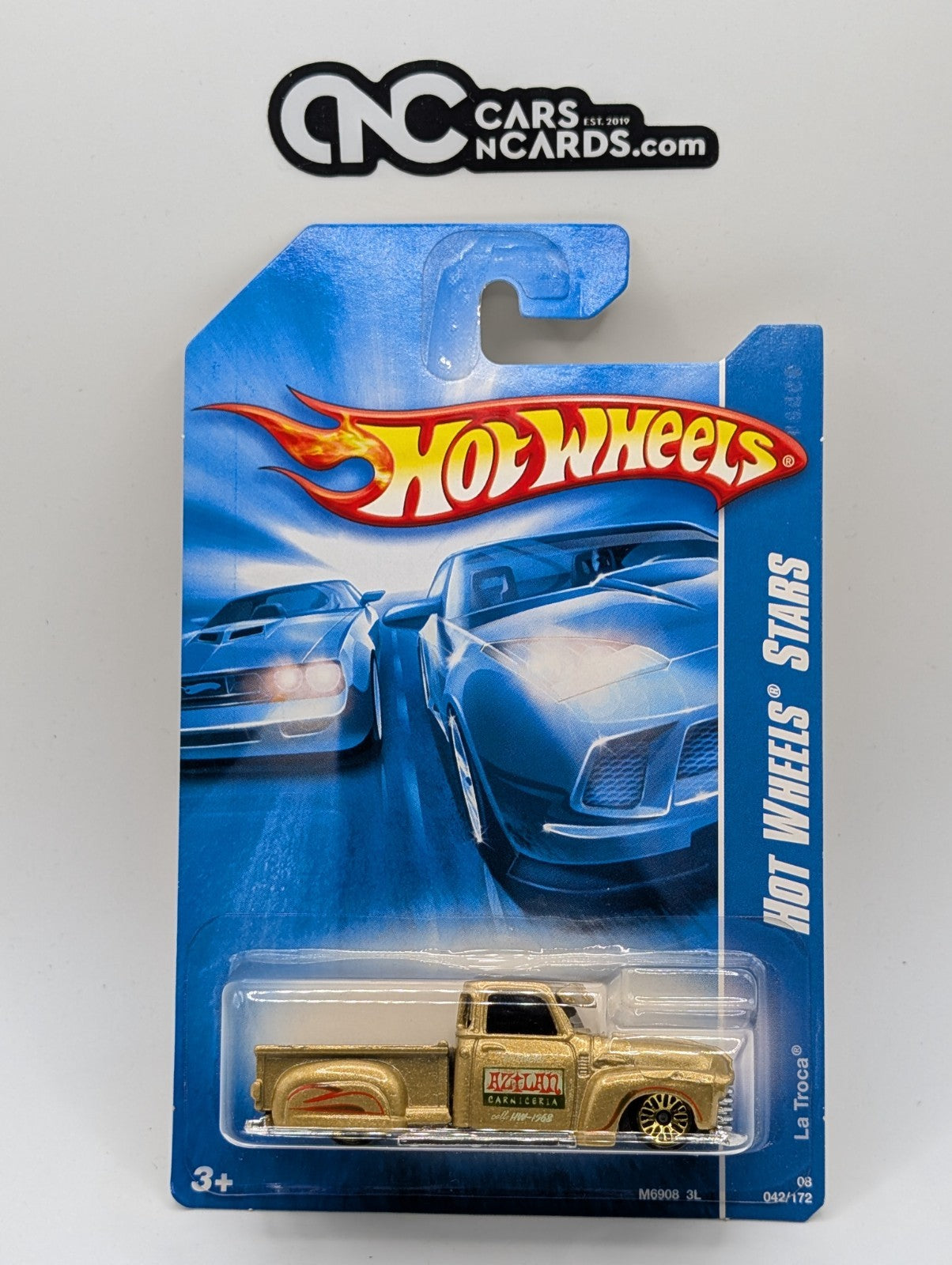 2008 Hot Wheels All Stars 2/36 La Troca Gold 42/172 (Soft Corners)
