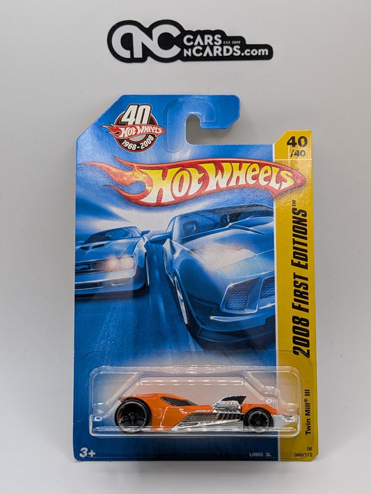 2008 Hot Wheels First Editions 40/40 Twin Mill II Orange 40/172