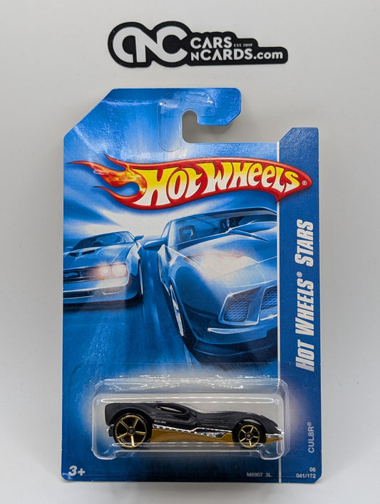 2008 Hot Wheels All Stars 1/36 CUL8R Black 41/172 (Card Crease)