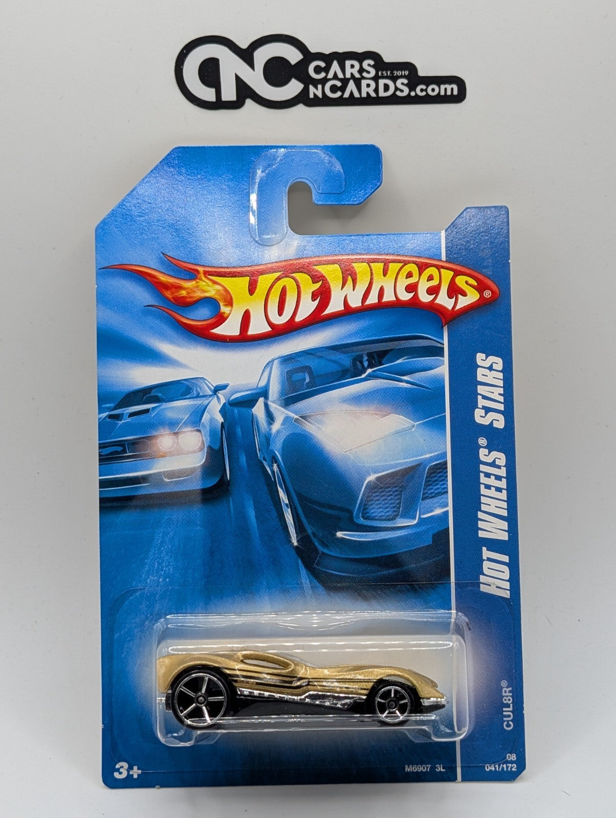 2008 Hot Wheels All Stars 1/36 CUL8R Gold 41/172