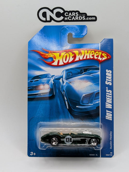 2008 Hot Wheels Stars Austin-Healey Green 83/172 (Soft Corners)