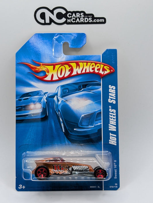 2008 Hot Wheels All Stars 35/36 Sweet 16 II Copper 75/172 (Soft Corners)