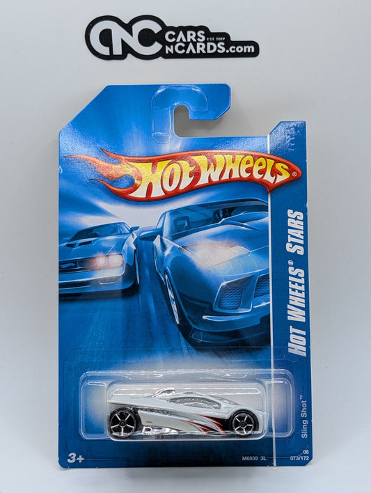 2008 Hot Wheels All Stars 33/36 Sling Shot White 73/172 (Soft Corners)