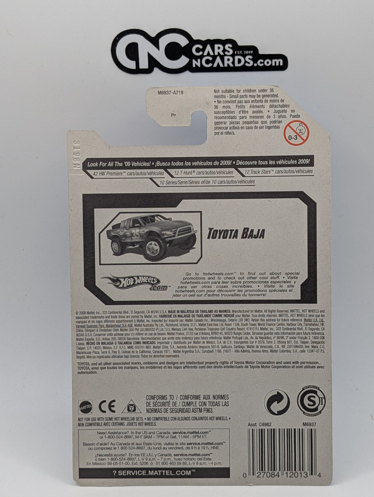 2008 Hot Wheels All Stars 31/36 Toyota Baja Truck Green 71/172 (Soft Corners)