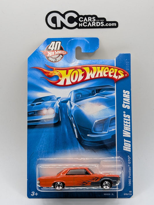 2008 Hot Wheels All Stars 30/36 1965 Pontiac GTO Orange 70/172 (Soft Corners)