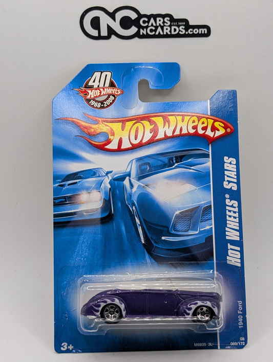 2008 Hot Wheels All Stars 29/36 '40 Ford Purple 69/172 (Soft Corners)