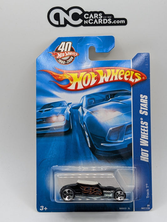 2008 Hot Wheels All Stars 27/36 Track T Black 67/172 (Soft Corners)