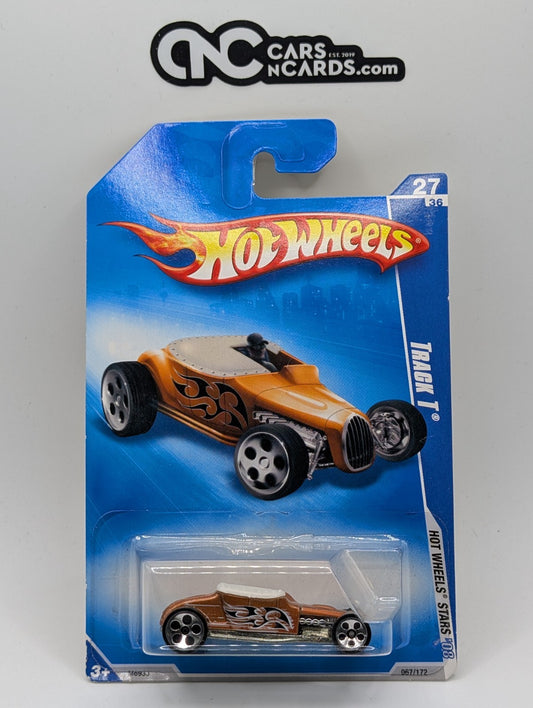 2008 Hot Wheels All Stars 27/36 Track T Orange 67/172 (Soft Corners)