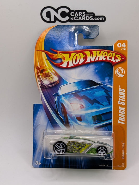 2008 Hot Wheels Track Stars 4/12 Rogue Hog Gray 104/172 (Soft Corners)