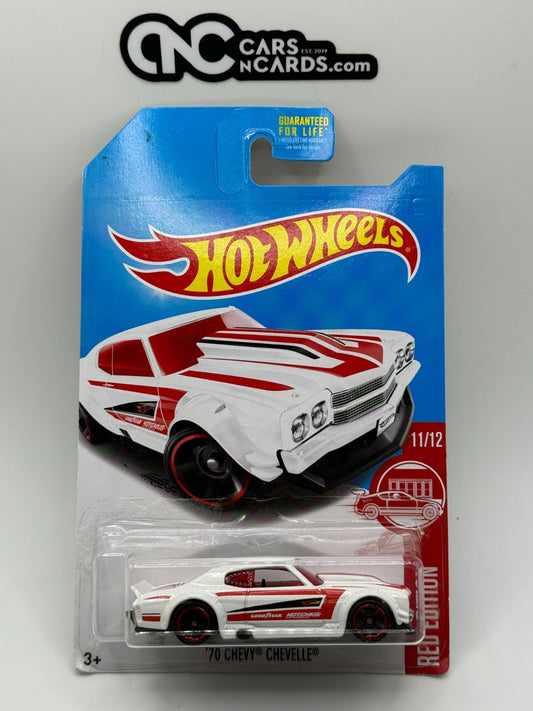 2017 Hot Wheels Red Edition 1/12 '70 Chevy Chevelle (Soft Corners)