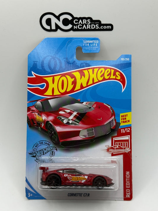 2019 Hot Wheels Red Edition 11/12 Corvette C7.R (Soft Corners)