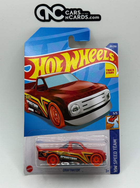2021 Hot Wheels HW Speed Team 5/5 Treasure Hunt Draftnator (Soft Corners)