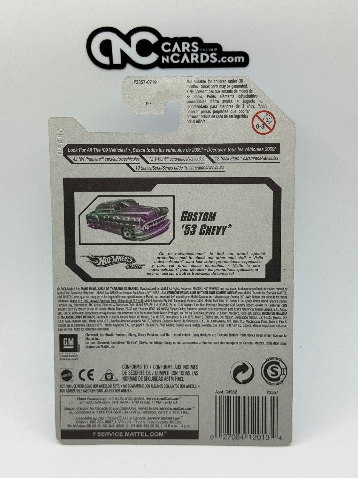 2009 Hot Wheels Treasure Hunt 07/12 Custom '53 Chevy