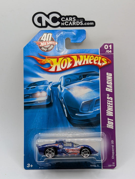 2008 Hot Wheels HW Racing 1/4 Chaparral 2D 145/172 (Soft Corners)