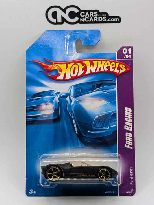 2008 Hot Wheels Ford Racing 1/4 Ford GTX1 OH5 141/172 (Soft Corners)