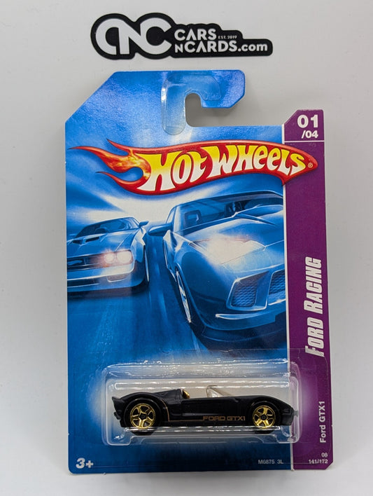 2008 Hot Wheels Ford Racing 1/4 Ford GTX1 PR5 141/172 (Soft Corners)