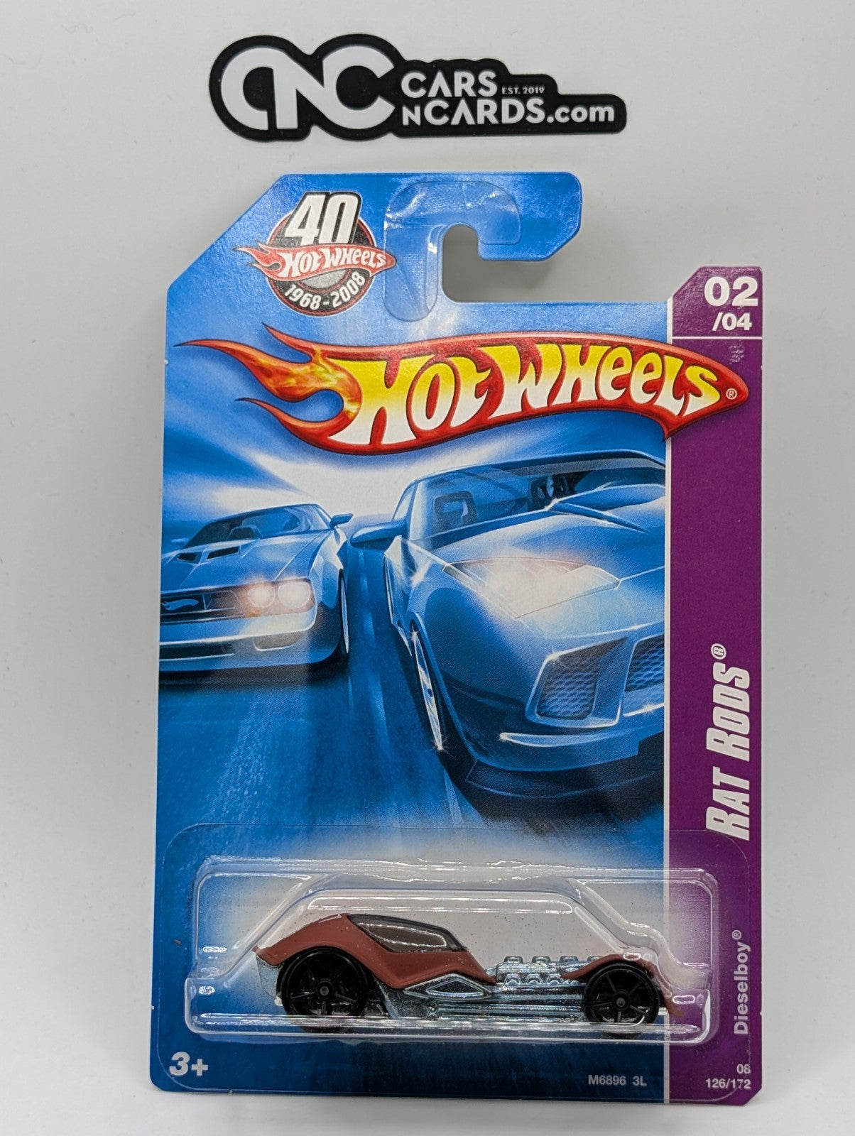 2008 Hot Wheels Rat Rods 2/4 Dieselboy Brown 126/172 (Soft Corners)