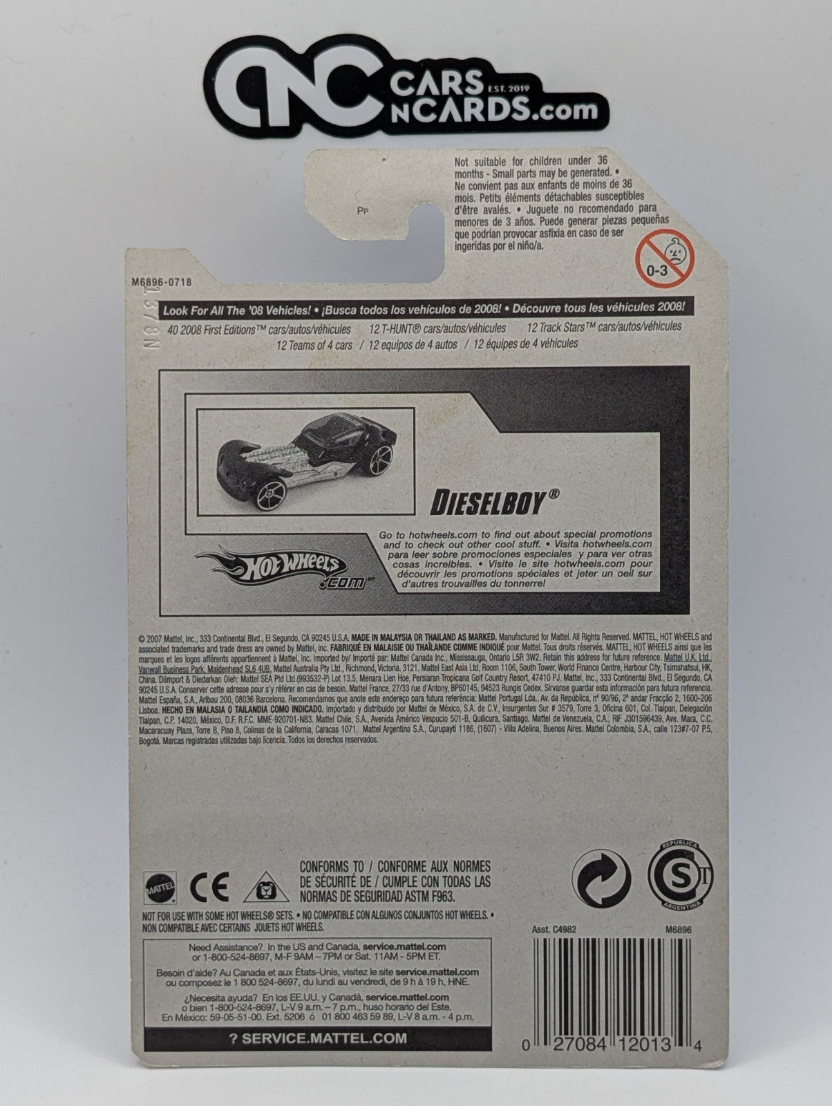 2008 Hot Wheels Rat Rods 2/4 Dieselboy Brown 126/172 (Soft Corners)