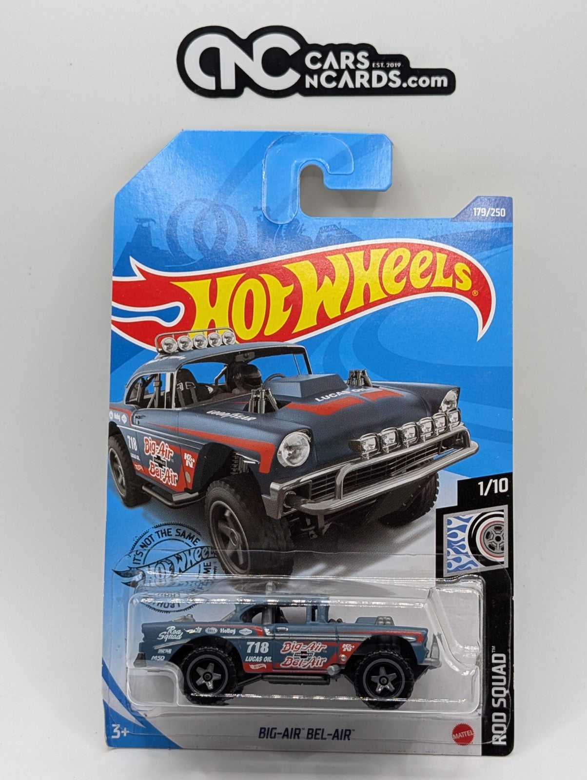 2020 Hot Wheels Rod Squad 1/10 Big-Air Bel-Air 179/250 (Soft Corners)